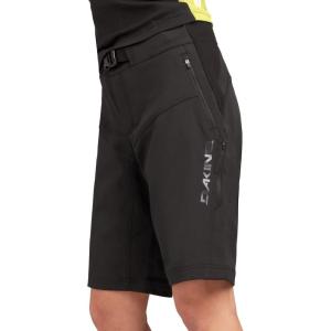 Dakine Womens Thrillium Bike Short – Gravity Fit MTB Short with Stretch Fabric, Built-in Belt & Zippered Pockets(Black)