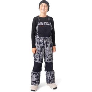 Dakine boys Bib Overalls – Waterproof, Insulated, Recycled Fabric, Pfas-free, Breathable(Black Combo)
