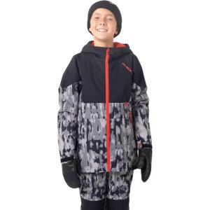 Dakine boys Kid’s Jacket – Waterproof Insulated Winter Jacket, Recycled Fabric, Pfas-free(Black Combo)