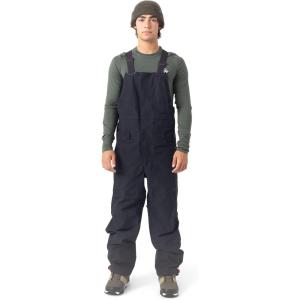 Dakine mens Red Gerard Snow Bib Overalls– 30k Waterproof 3-layer Shell, Pfas-free, Fully Taped(Black)