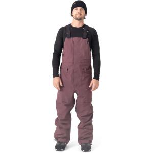 Dakine mens Red Gerard Snow Bib Overalls– 30k Waterproof 3-layer Shell, Pfas-free, Fully Taped(Huckleberry)