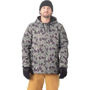 Dakine mens Staple Jacket-10k Waterproof Insulated Snow Jacket, Pfas-free(Green Camo)