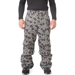 Dakine mens Staple Snow Pant – 10k Waterproof 2-layer Shell, Pfas-free, Relaxed Fit, Fully Lined(Green Camo)