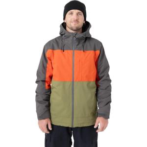 Dakine mens Triton Jacket – 15k Waterproof Insulated Snow Jacket, Pfas-free, Recycled 2-layer Fabric(Ash)