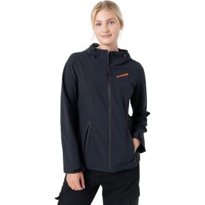 Dakine womens Softshell Bonded Jacket – Water-resistant, Active Stretch, Seam Sealed, Adjustable Hood(Black)