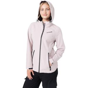Dakine womens Softshell Bonded Jacket – Water-resistant, Active Stretch, Seam Sealed, Adjustable Hood(Lilac)