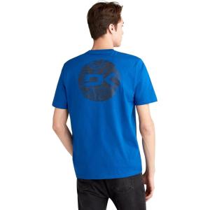 Men’s Premium Lightweight Global Waves Short Sleeve T-Shirt(Ultramarine Blue)