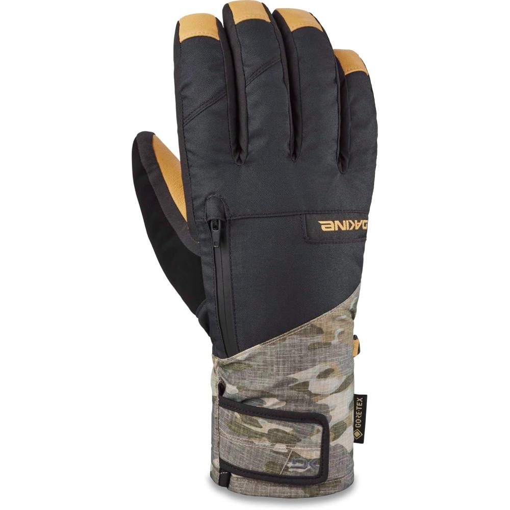 image:imageDakine Mens Leather Titan GoreTex Short GlovesVintage Camo