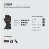 Dakine Scout Short Gloves – Carbon, Large