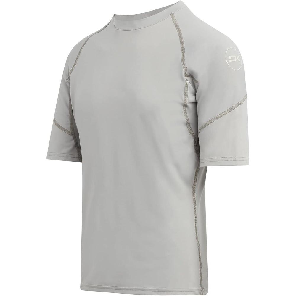 image:imageMens HD SNUG FIT Short Sleeve Rashguard Crew SURF Shirt