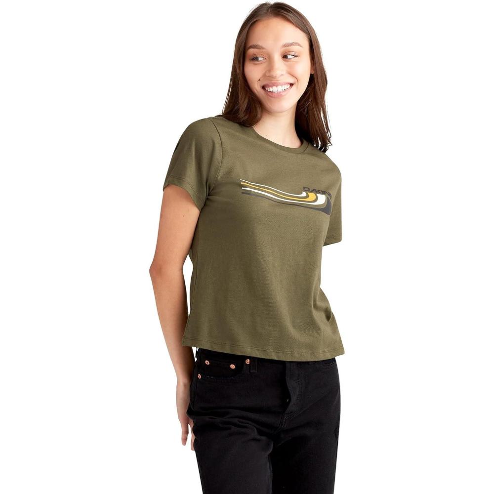image:imageDakine Womens Premium Light Weight Stacked Rail Short Sleeve TEE