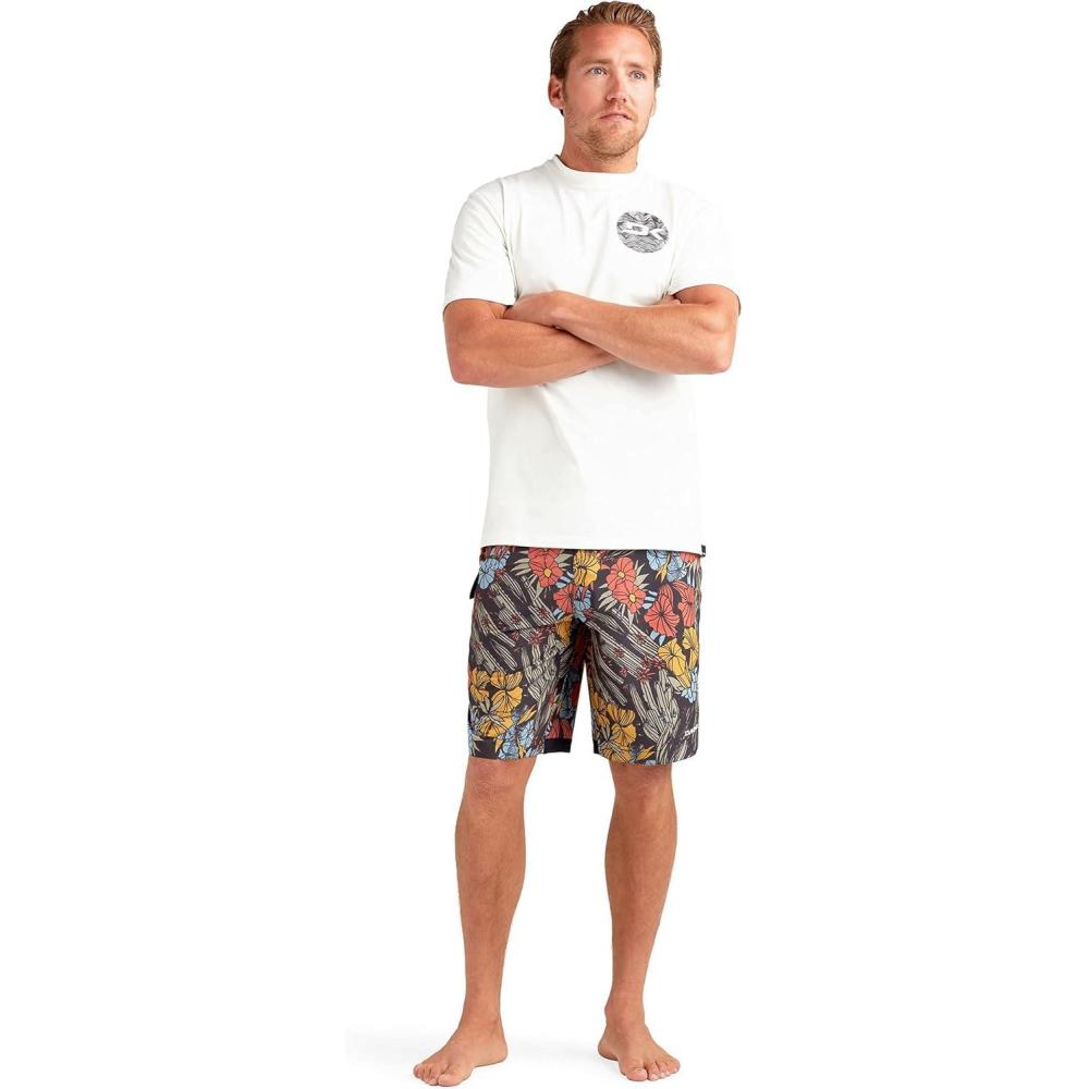 image:imageMens Mission Loose FIT Short Sleeve Rashguard CrewSurf White