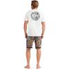 Men’s Mission Loose FIT Short Sleeve Rashguard Crew(Surf White)