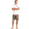 Men’s Mission Loose FIT Short Sleeve Rashguard Crew(Surf White)