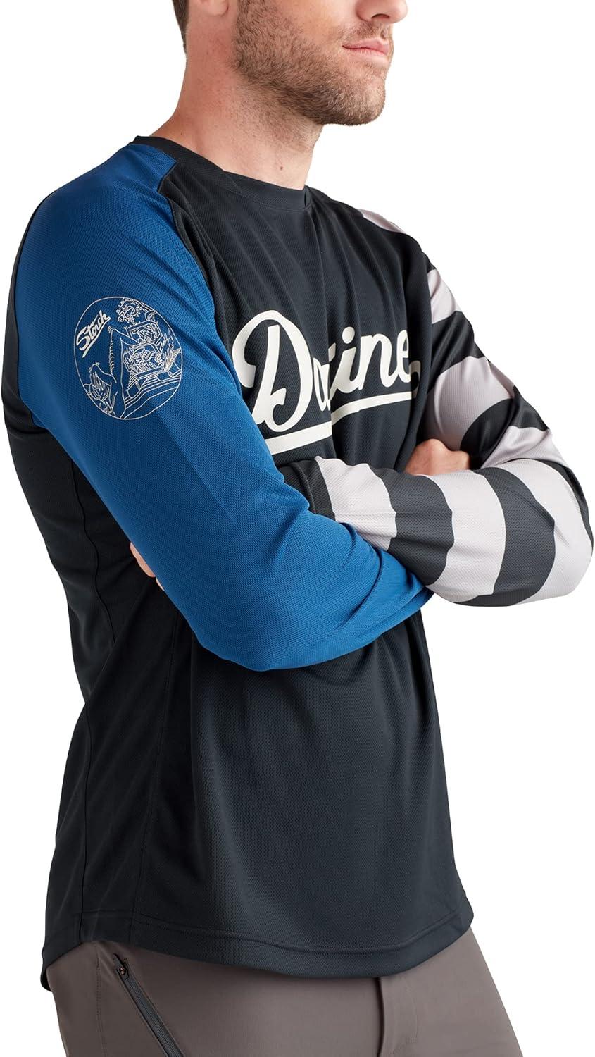 image:imageDakine Mens Thrillium Long Sleeve Bike Jersey Breathable MTB Jersey Performance Fabric Colab Print Large
