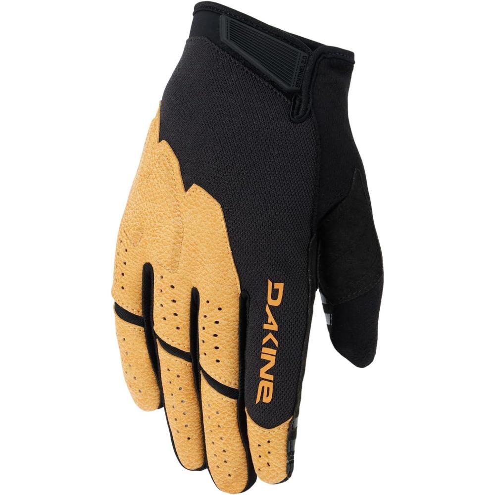 image:imageDakine Bike Gloves for Men Protective Cycling Gloves with Knuckle Guard Durable MTB Riding Gloves with Grip Touchscreen Compatible Tan Medium