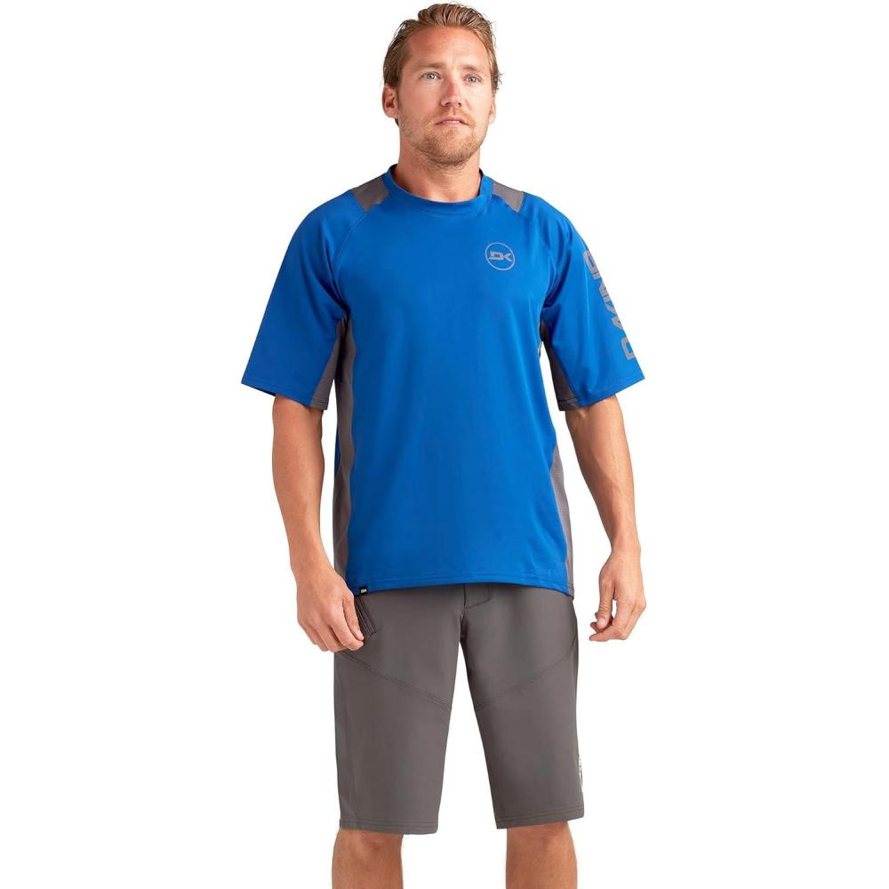 image:imageDakine Mens Vectra Short Sleeve Mountain Bike JerseyUltramarine Blue