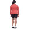 Dakine Women’s Syncline Long Sleeve Jersey Top – Lightweight 4-Way Stretch Bike Tee, Mineral Red, Large