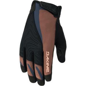 Dakine Womens Bike Gloves, Protective Cycling Gloves with Knuckle Protection, MTB Riding Gloves for Women, Touchscreen Compatible, Durable Bike Gloves, Marron, Medium