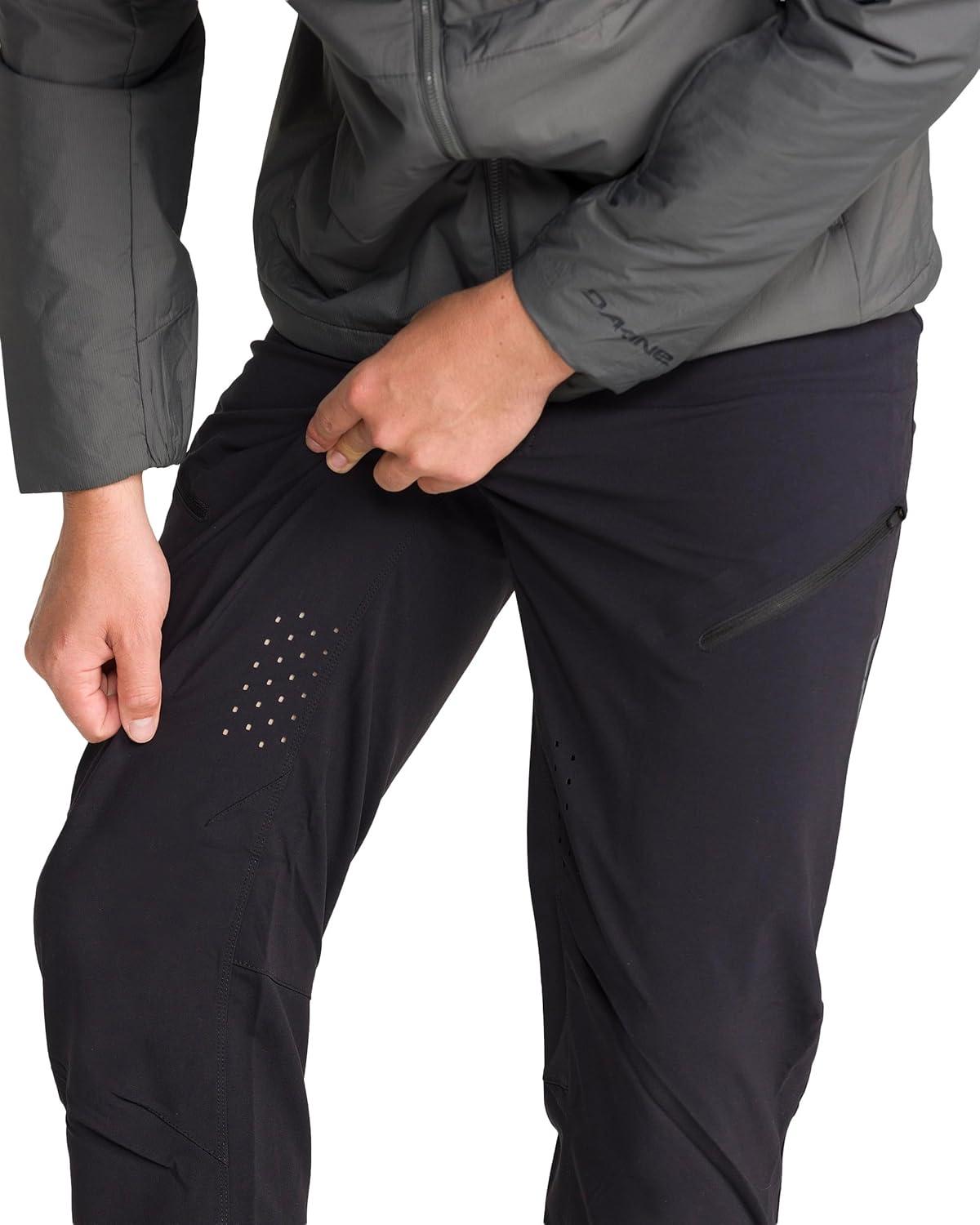image:imageDakine Mens Vectra Bike Pant Gravity Fit MTB Pant with Stretch Panels Laser Venting Black XLarge