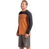 Dakine Men’s Thrillium Long Sleeve Bike Jersey – Breathable MTB Jersey Performance Fabric, Papaya, Small