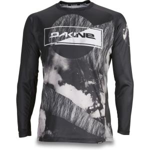 Dakine Men’s Thrillium Long Sleeve Bike Jersey – Breathable MTB Jersey Performance Fabric, Aggy Black, Small