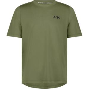 Dakine Men’s Syncline 2.0 Short Sleeve Bike Jersey – Recycled Air-mesh Fabric, Wicking & Odor Control(Olivine)