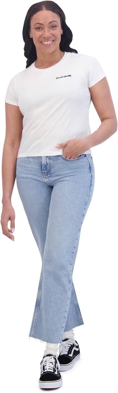 image:imageDakine Womens Relaxed Fit Tee Shirt Soft Cotton Short Sleeve Knit TShirt Casual TopWhite