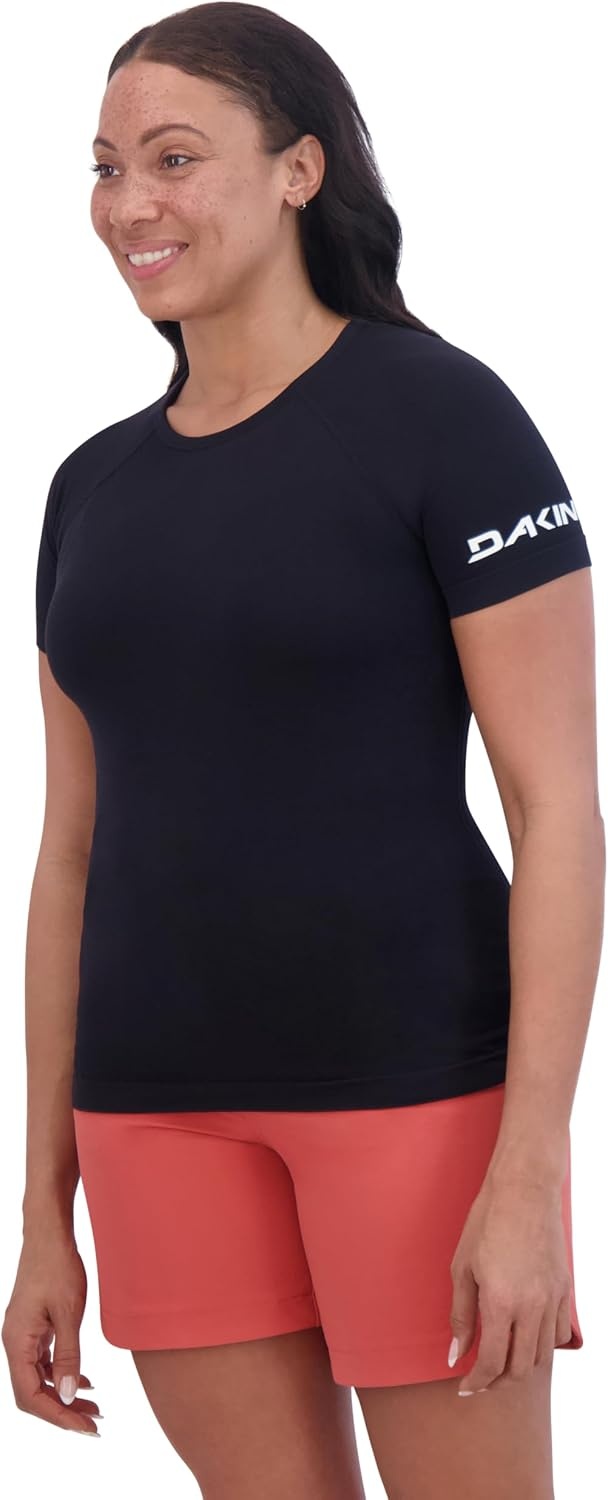image:imageDakine Womens Seamless Knit TShirt Short Sleeve Performance Top with Stretch ComfortBlack