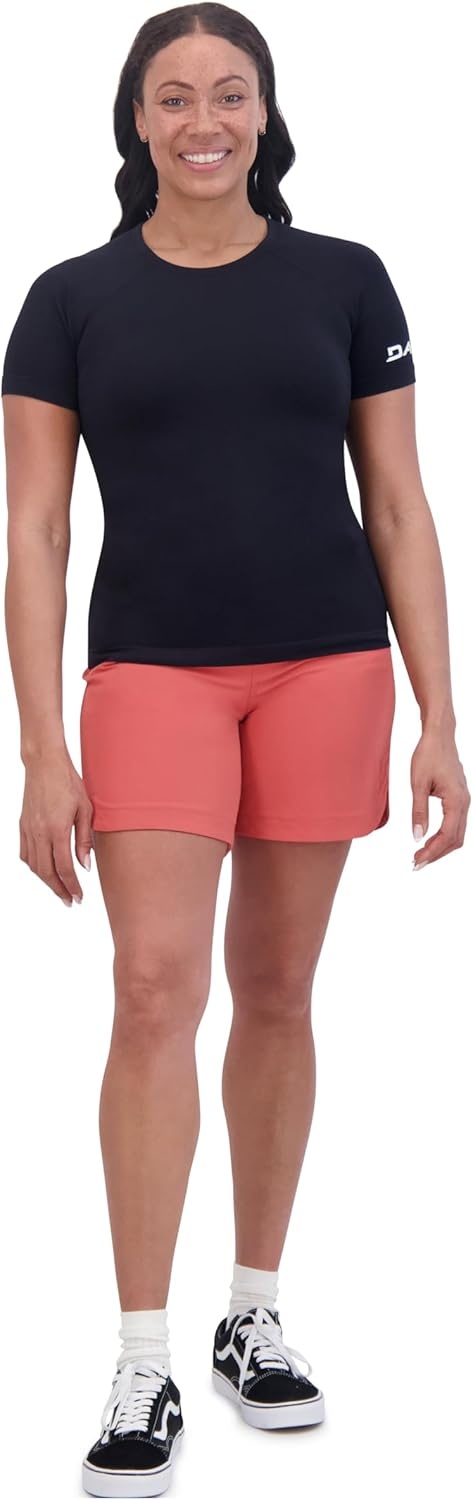 image:imageDakine Womens Seamless Knit TShirt Short Sleeve Performance Top with Stretch ComfortBlack