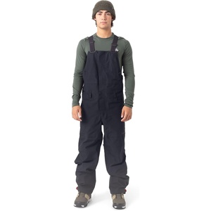 Dakine Men’s Red Gerard Snow Bib Overalls– 30k Waterproof 3-layer Shell, Pfas-free, Fully Taped(Black)