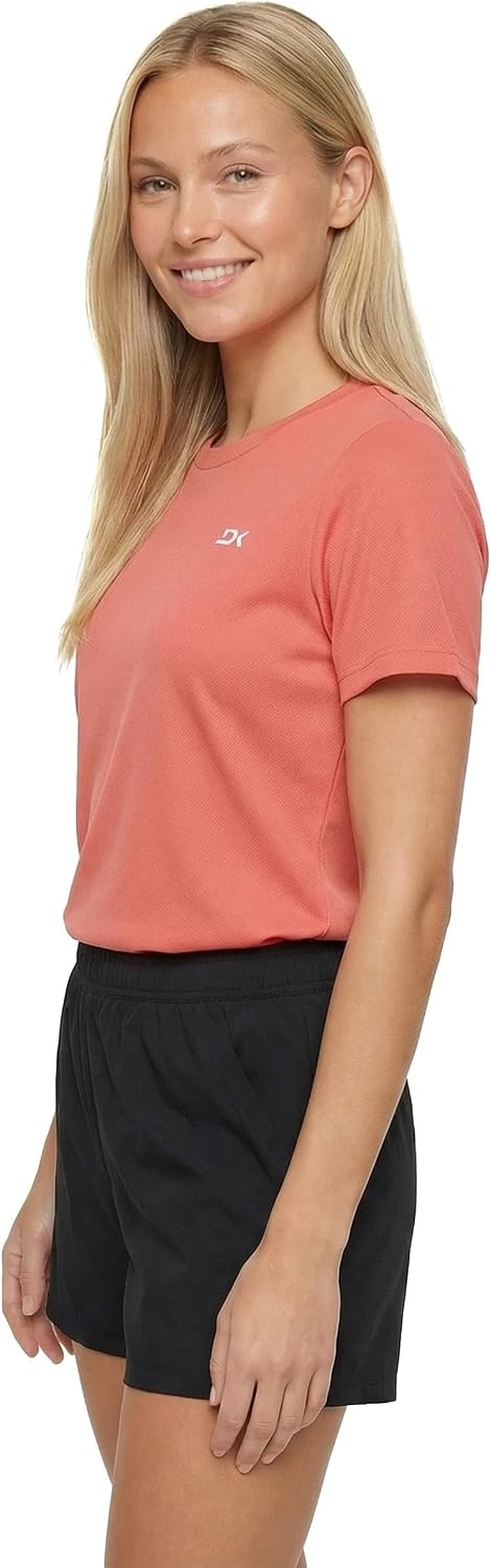 image:imageDakine Womens Syncline Short Sleeve Jersey Top Lightweight 4Way Stretch Bike TeeMineral Red