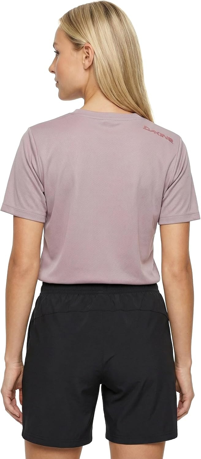 image:imageDakine Womens Syncline Short Sleeve Jersey Top Lightweight 4Way Stretch Bike TeeQuail