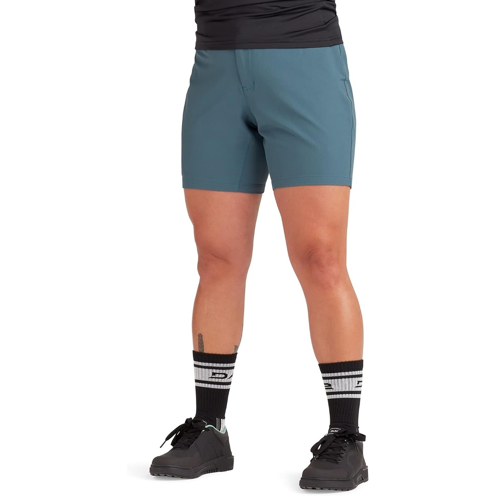image:imageDakine Womens Syncline 7 Shorts 4Way Stretch MTB Trail Shorts with Adjustable WaistGalactic Blue