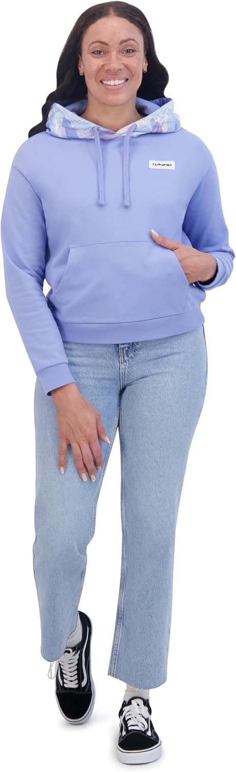 image:imageDakine Womens Cropped Pullover Hoodie fleece Sweatshirt Soft Knit ComfortHydrangea