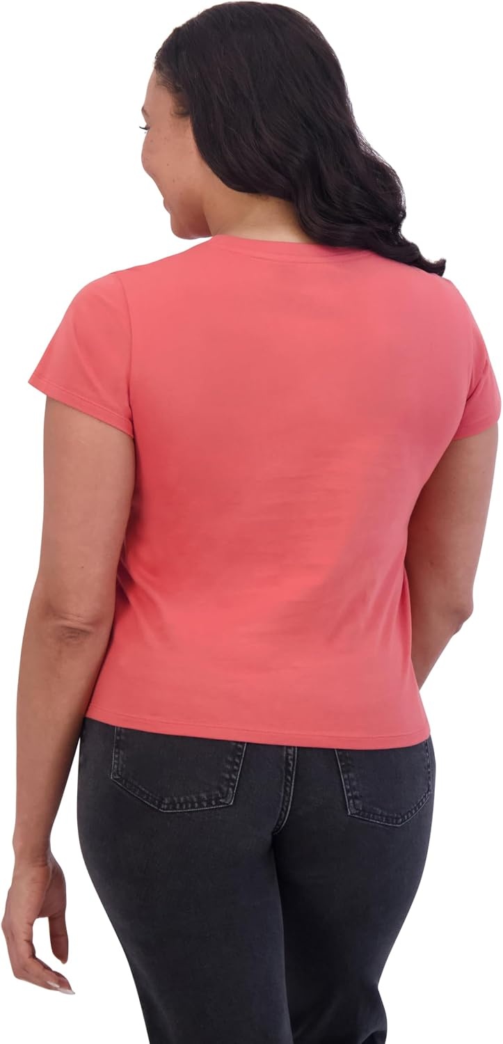 image:imageDakine Womens Relaxed Fit Pocket Tee Soft Cotton Short Sleeve Knit TShirt Casual Essential TopMineral Red