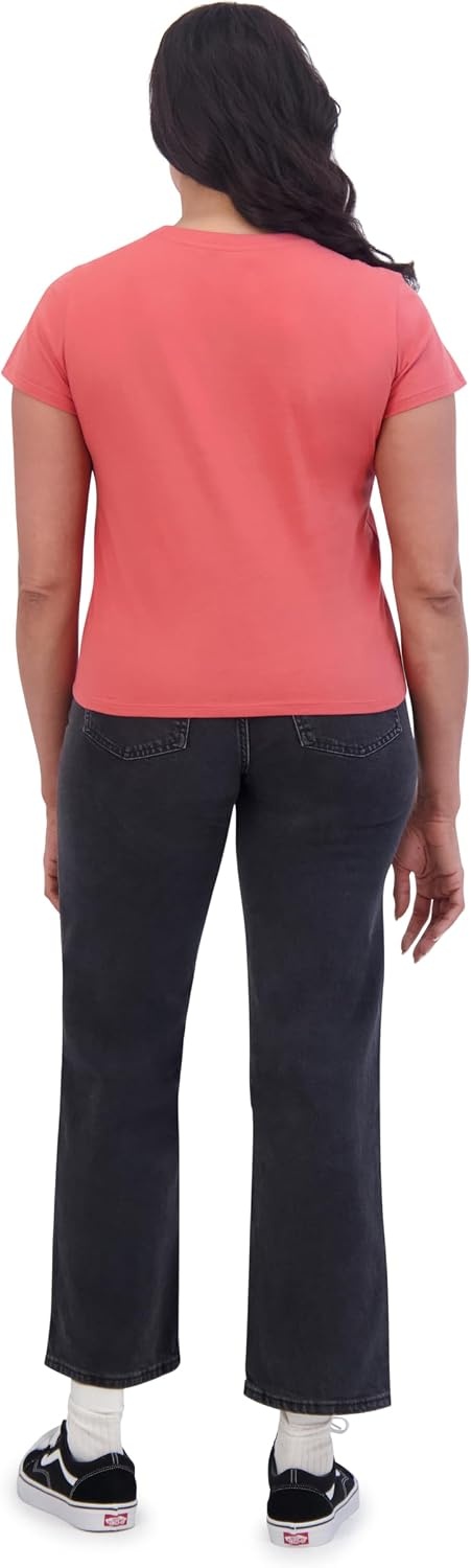 image:imageDakine Womens Relaxed Fit Pocket Tee Soft Cotton Short Sleeve Knit TShirt Casual Essential TopMineral Red