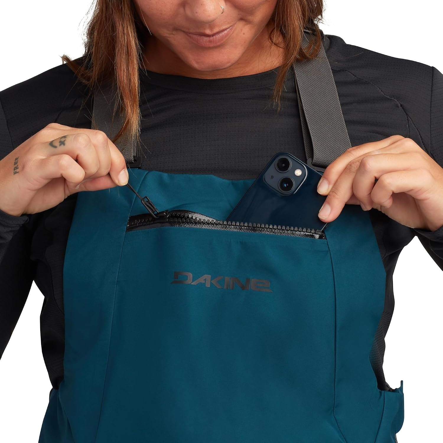 image:imageDakine Womens Stoker Goretex 3l Snow Bib Overalls Recco Bluesign PfasfreeBlue