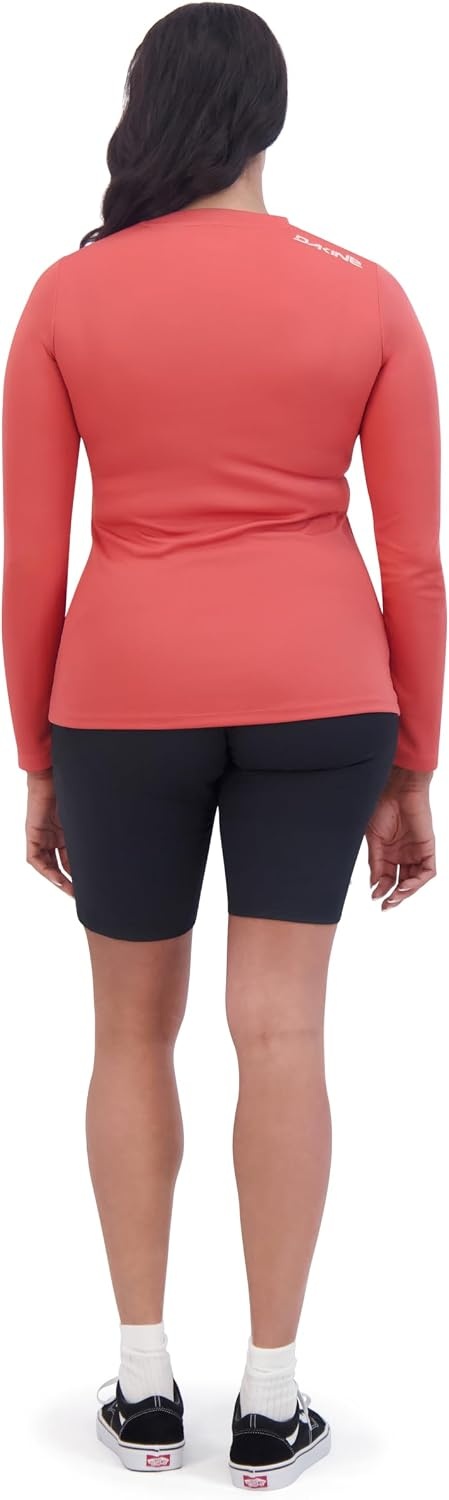 image:imageDakine Womens Syncline Long Sleeve Jersey Top Lightweight 4Way Stretch Bike TeeMineral Red