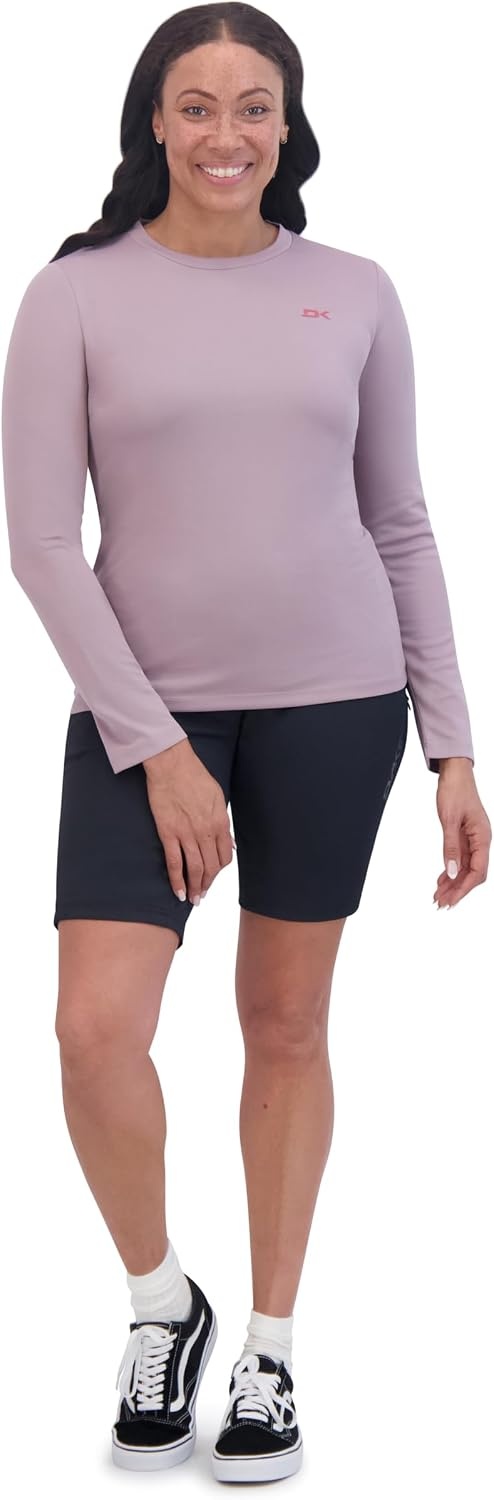 image:imageDakine Womens Syncline Long Sleeve Jersey Top Lightweight 4Way Stretch Bike TeeQuail