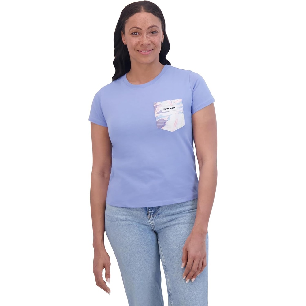 image:imageDakine Womens Relaxed Fit Pocket Tee Soft Cotton Short Sleeve Knit TShirt Casual Essential TopHydrangea