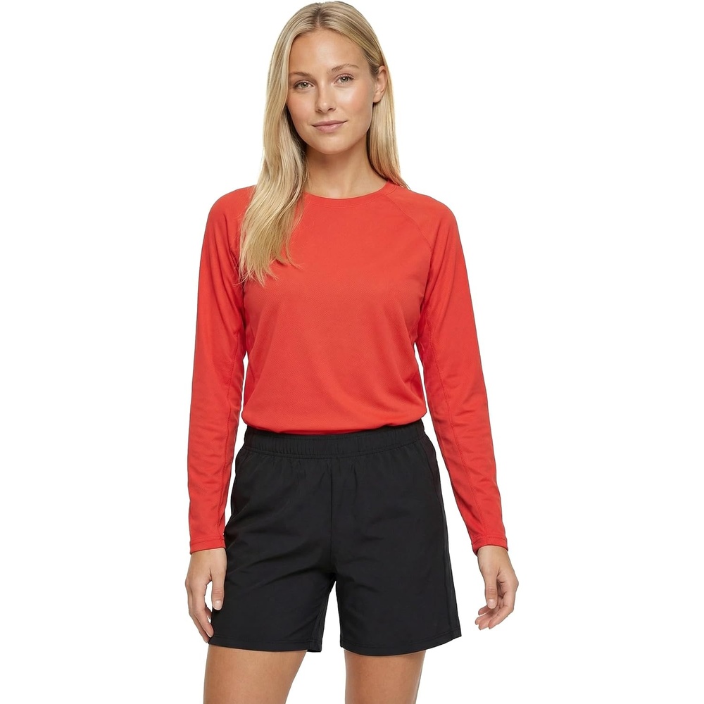 image:imageDakine Womens Syncline Short Sleeve Jersey Recycled Fabric 4Way Stretch MTB JerseyRed