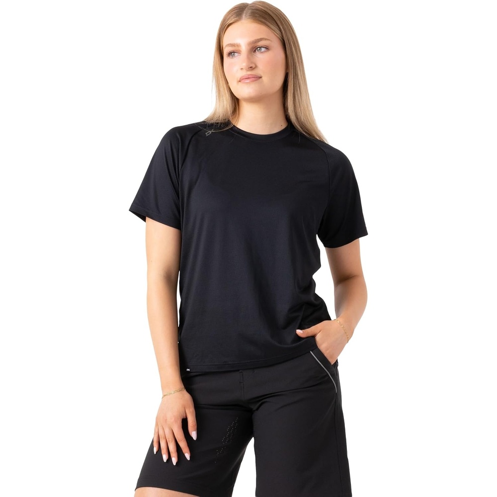 image:imageDakine Womens Syncline Short Sleeve Jersey airmesh Fabric 4Way Stretch UPF 50 Odor ControBlack